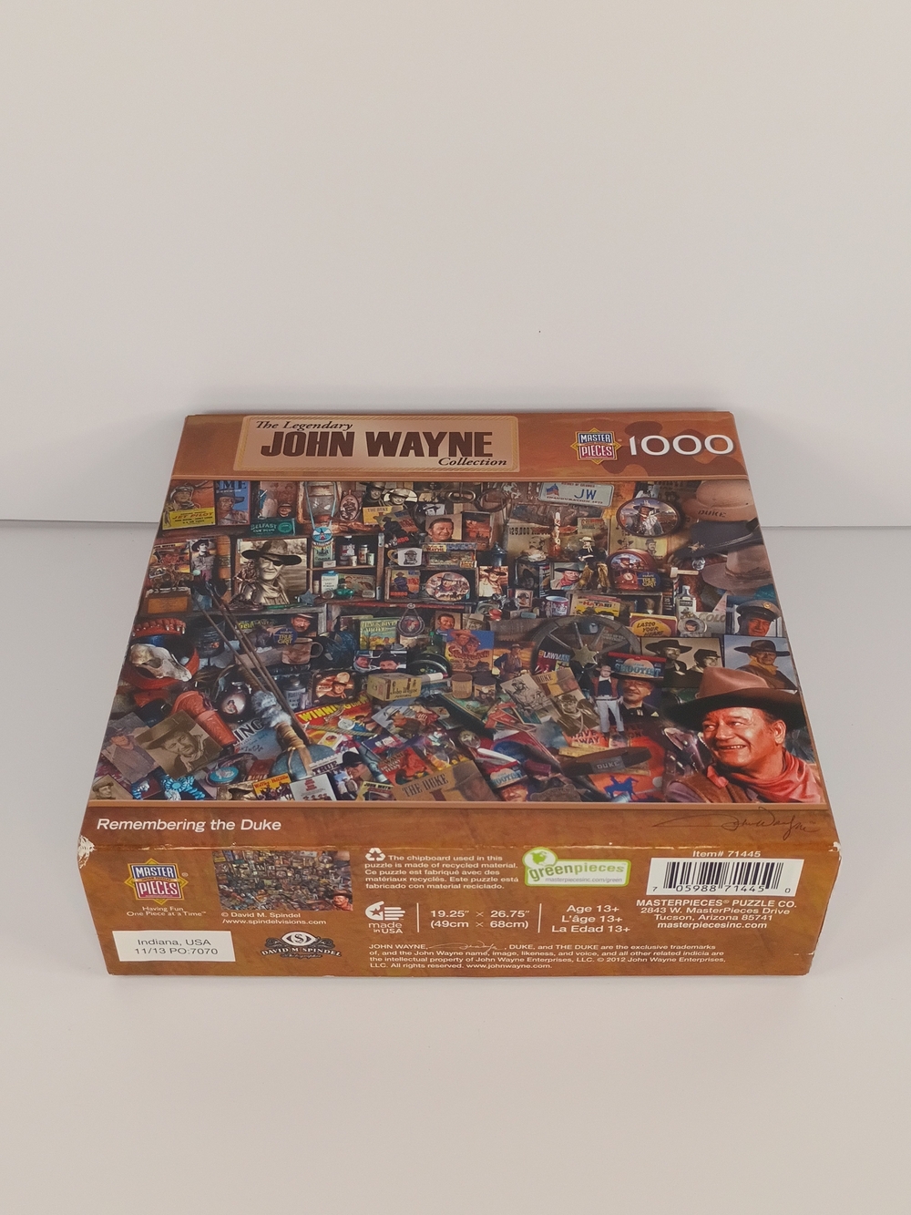 'Remembering the Duke' 999-Piece Puzzle - Brown